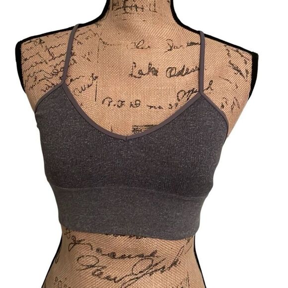EUC Anthropologie Heather Gray Jenny Seamless T-back Bralette - Size XS/S - Picture 4 of 10